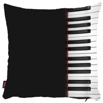 Piyano Desenli Yastık Kılıfı-2